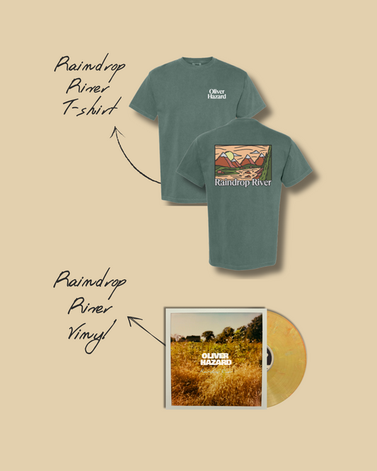 (pre-order) Raindrop River Vinyl + Tee