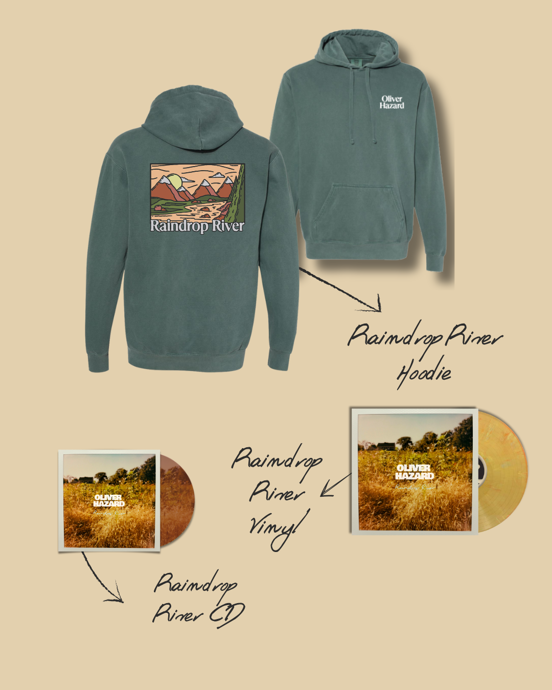 (pre-order) Raindrop River Hoodie Bundle