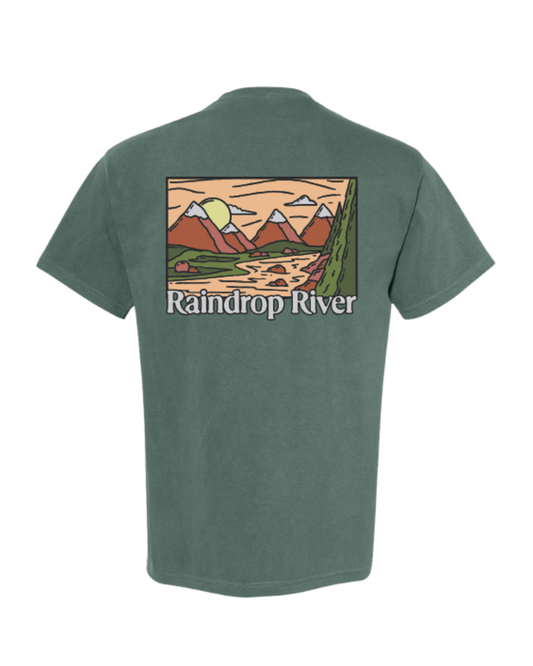 Raindrop River Tee